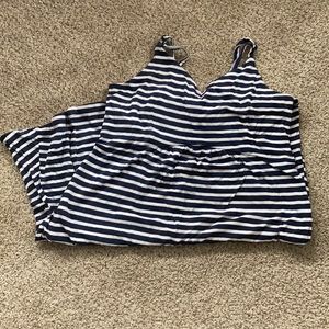 Old Navy Striped Maternity Dress